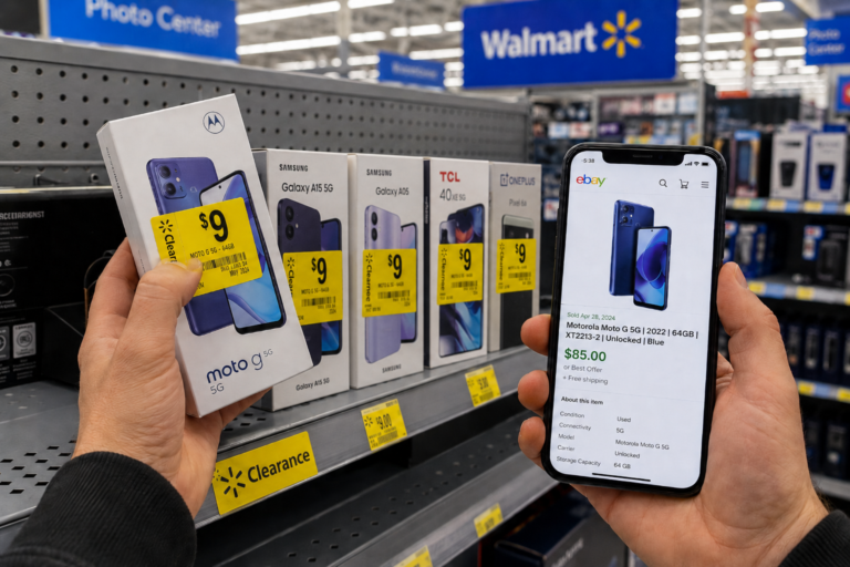 I Flip Clearance Phones From Walmart. Here’s What Actually Sells (and What I Avoid)