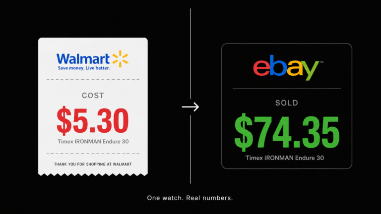 I Bought 22 Clearance Watches at Walmart. One Sold for $74.